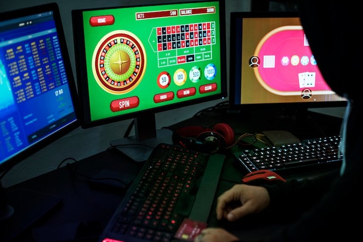 Grafik panduan pengelolaan uang untuk pemain putar slot dengan strategi sesi mingguan